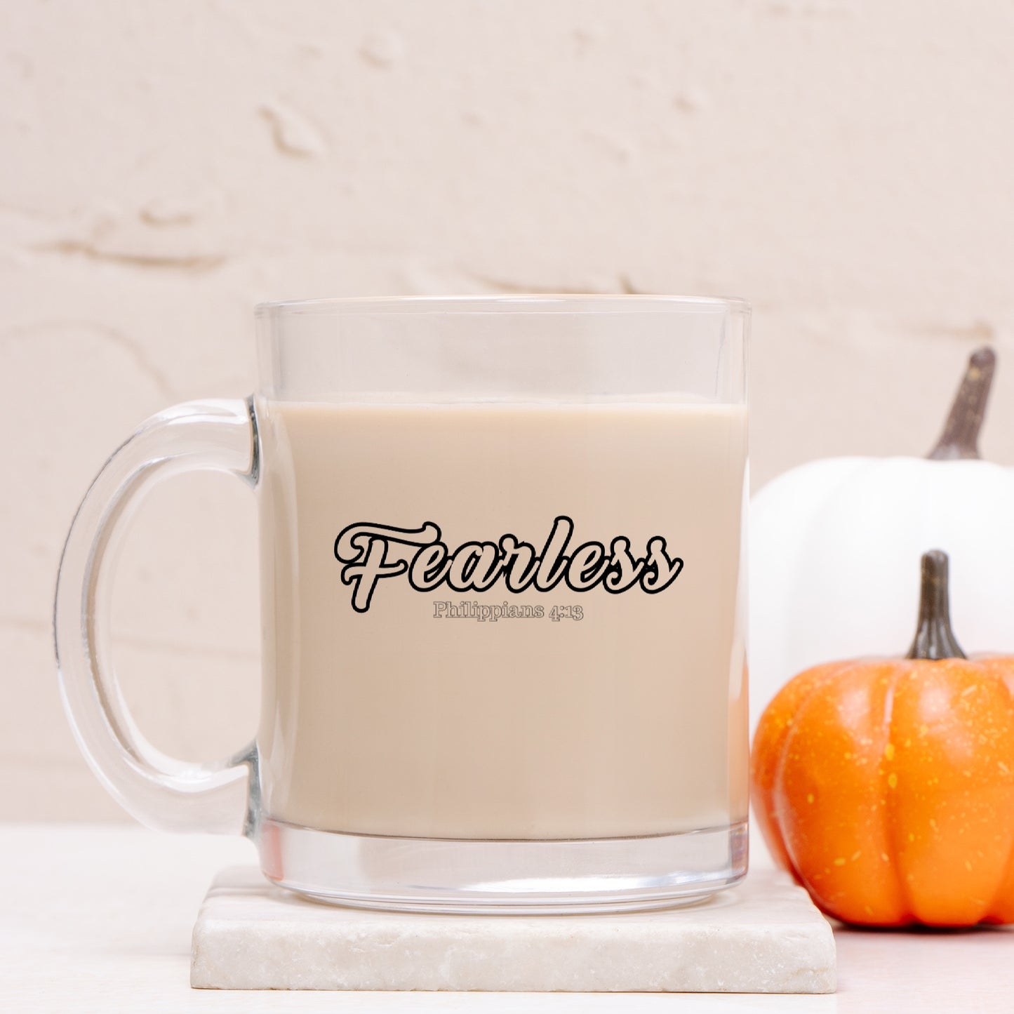 Fearless Classic Design Clear Mug For Your Favorite Beverage