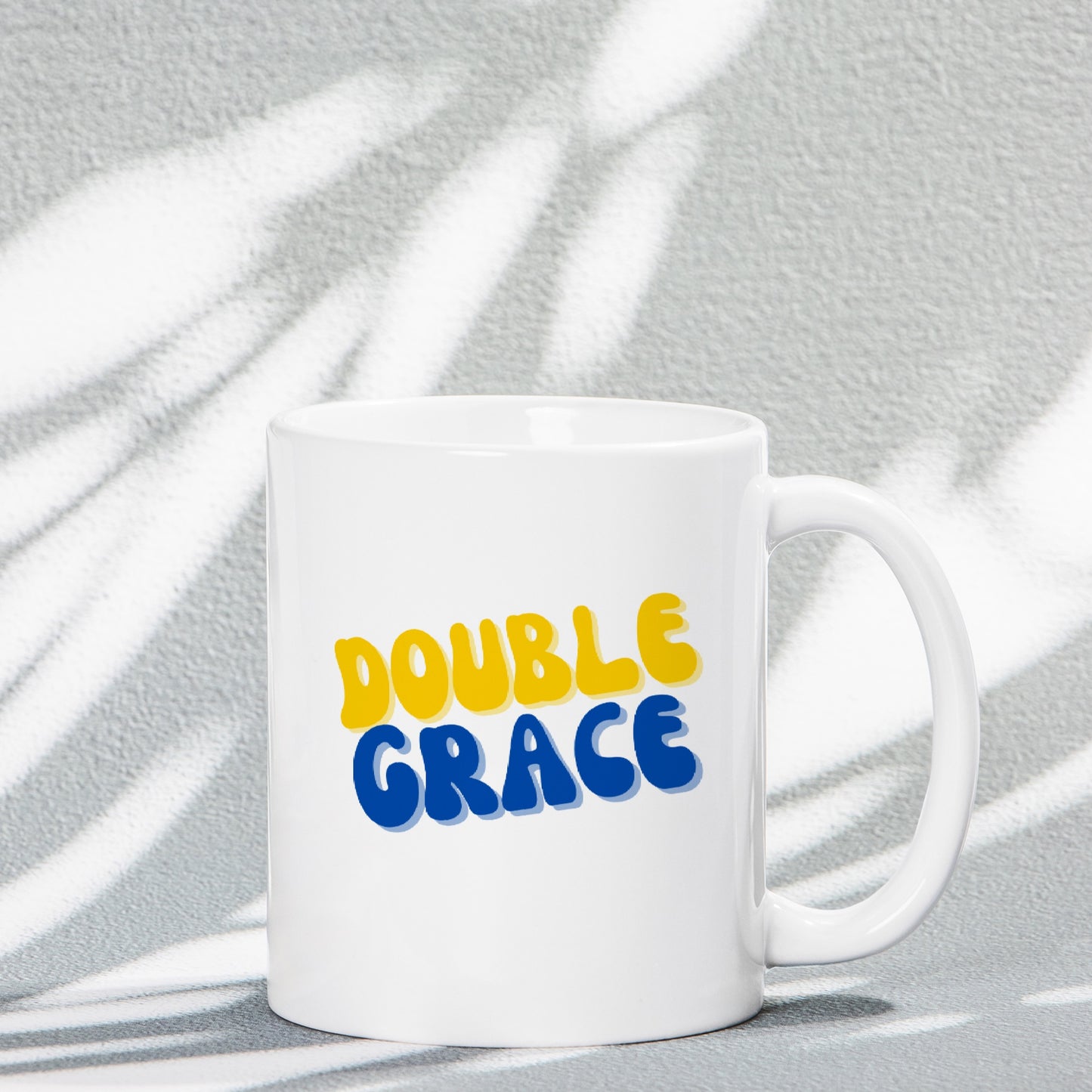 Double Grace Design Mug 11oz