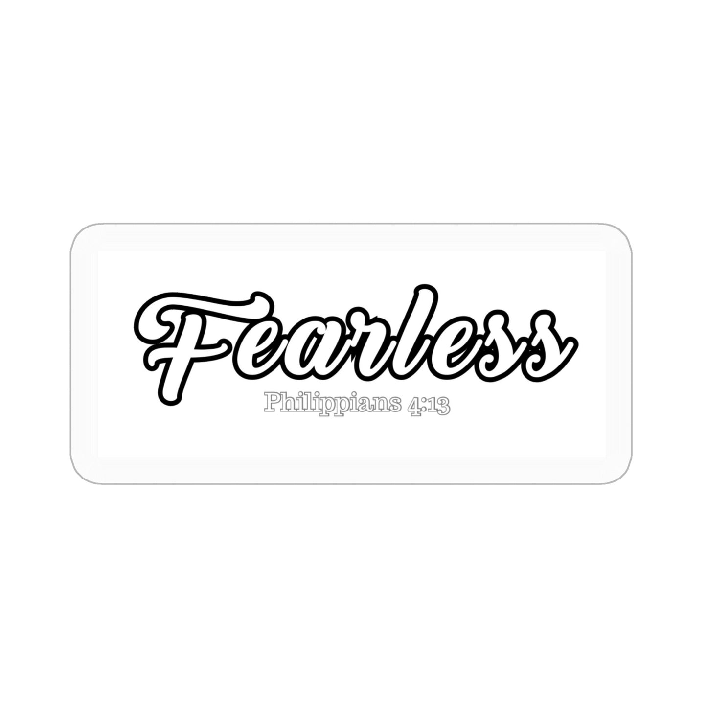 Fearless Design Stickers - 4" x 4"