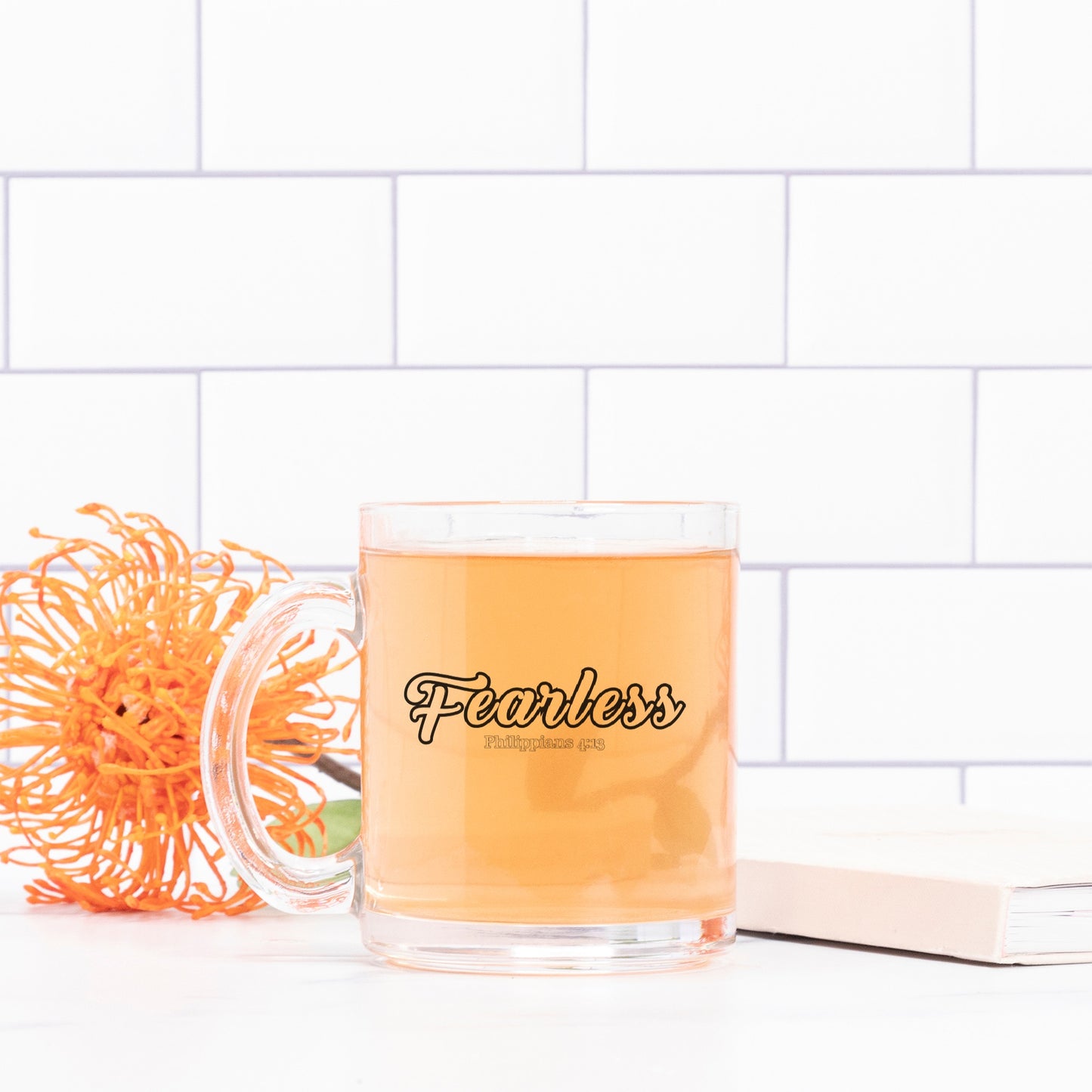 Fearless Classic Design Clear Mug For Your Favorite Beverage