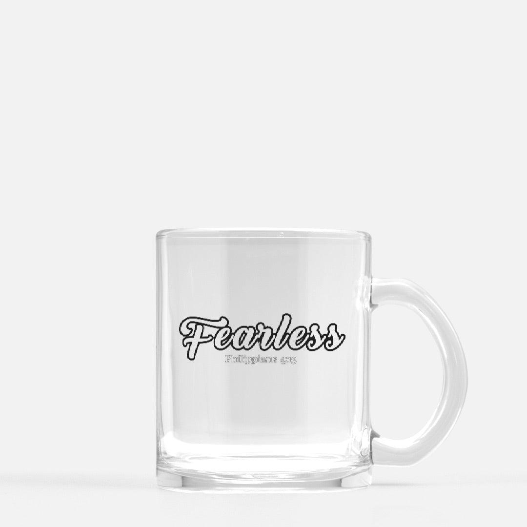 Fearless Classic Design Clear Mug For Your Favorite Beverage