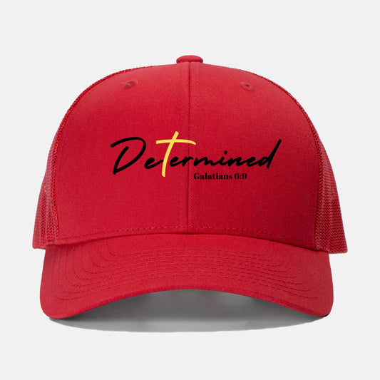Determined to Persevere Fashionable Retro Trucker Hat