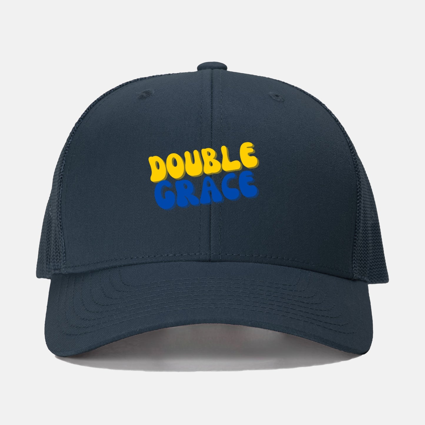 Double Grace Daily Fashionable Retro Trucker Hat